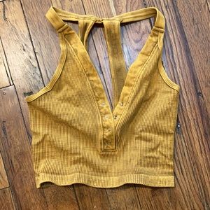 FP Movement Happiness Runs Henley Crop Bra